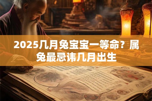 2026几月兔宝宝一等命?属兔最忌讳几月出生 2026几月兔宝宝一等命?属兔最忌讳几月出生