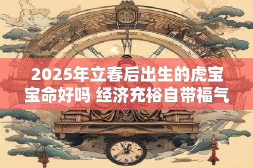 2025年立春后出生的虎宝宝命好吗 经济充裕自带福气