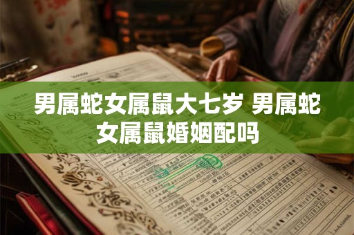 男属蛇女属鼠大七岁 男属蛇女属鼠婚姻配吗
