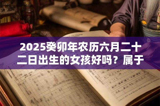 2025癸卯年农历六月二十二日出生的女孩好吗？属于什么命格