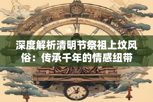 深度解析清明节祭祖上坟风俗：传承千年的情感纽带