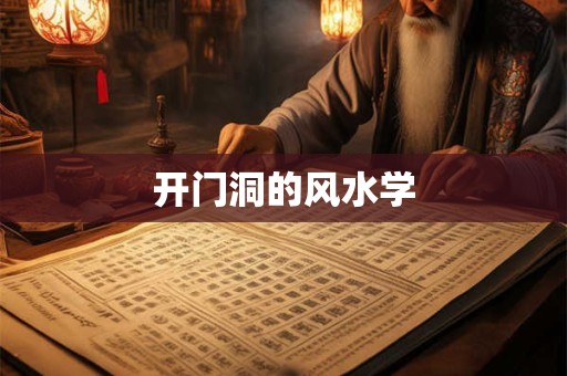 开门洞的风水学