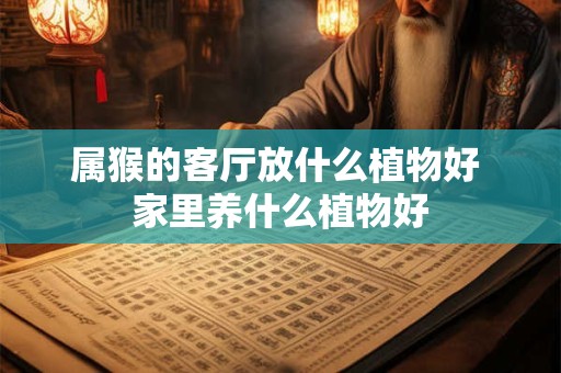 属猴的客厅放什么植物好 家里养什么植物好