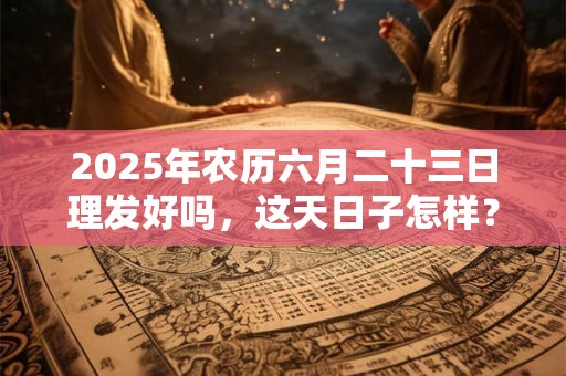 2025年农历六月二十三日理发好吗，这天日子怎样？