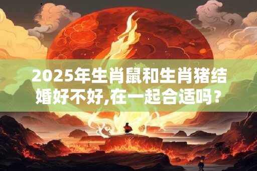 2025年生肖鼠和生肖猪结婚好不好,在一起合适吗? 2025年生肖鼠和生肖猪结婚好不好,在一起合适吗?