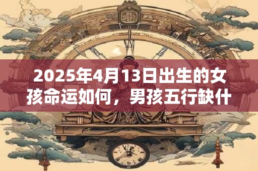 2025年4月13日出生的女孩命运如何，男孩五行缺什么