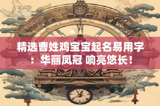 精选曹姓鸡宝宝起名易用字：华丽凤冠 响亮悠长！