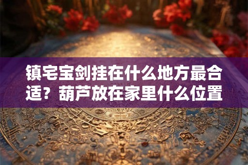 镇宅宝剑挂在什么地方最合适？葫芦放在家里什么位置招财？