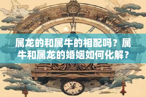 属龙的和属牛的相配吗？属牛和属龙的婚姻如何化解？