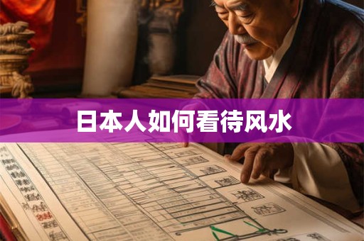 日本人如何看待风水