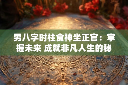 男八字时柱食神坐正官：掌握未来 成就非凡人生的秘密武器！