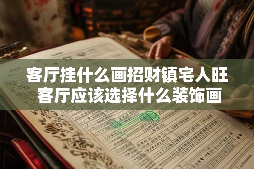 客厅挂什么画招财镇宅人旺 客厅应该选择什么装饰画