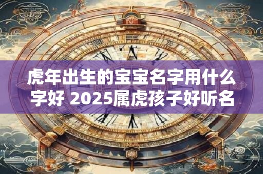 虎年出生的宝宝名字用什么字好 2025属虎孩子好听名