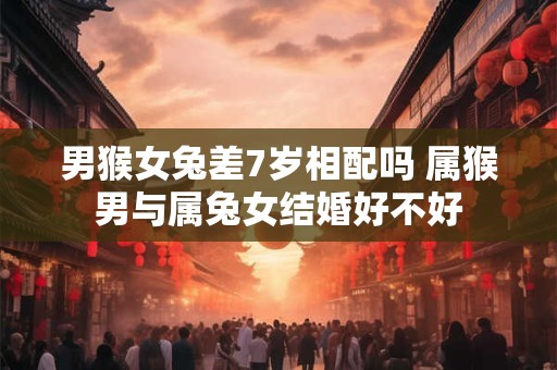 男猴女兔差7岁相配吗 属猴男与属兔女结婚好不好