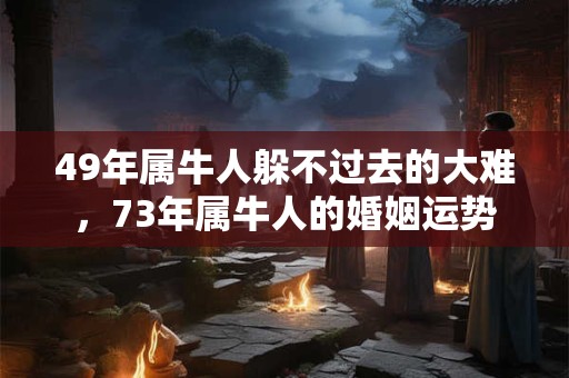 49年属牛人躲不过去的大难，73年属牛人的婚姻运势