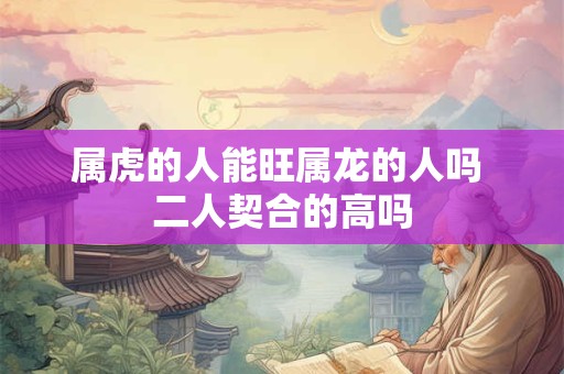属虎的人能旺属龙的人吗 二人契合的高吗