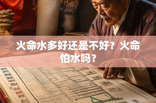 火命水多好还是不好？火命怕水吗？
