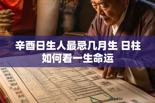 辛酉日生人最忌几月生 日柱如何看一生命运