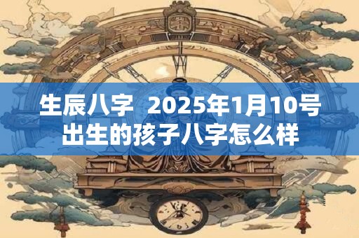 生辰八字  2025年1月10号出生的孩子八字怎么样