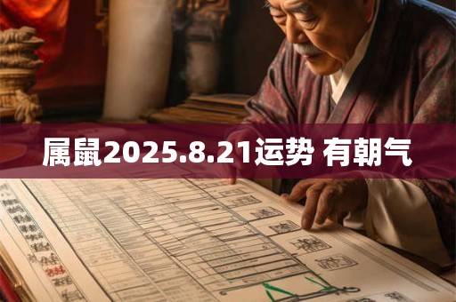 属鼠2025.8.21运势 有朝气