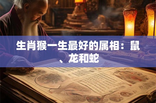 生肖猴一生最好的属相:鼠、龙和蛇 生肖猴一生最好的属相:鼠、龙和蛇