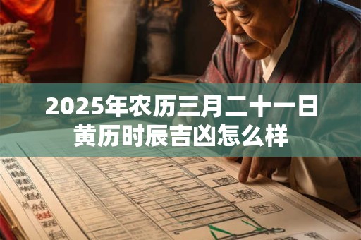 2025年农历三月二十一日黄历时辰吉凶怎么样