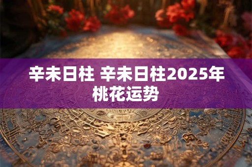 辛未日柱 辛未日柱2025年桃花运势