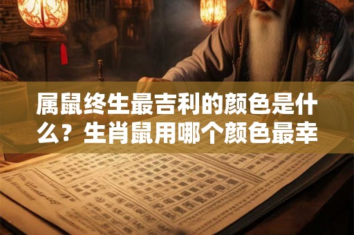 详细阅读:属鼠终生最吉利的颜色是什么?生肖鼠用哪个颜色最幸运 属鼠终生最吉利的颜色是什么?生肖鼠用哪个颜色最幸运