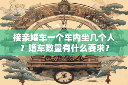接亲婚车一个车内坐几个人？婚车数量有什么要求？