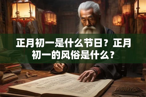正月初一是什么节日？正月初一的风俗是什么？