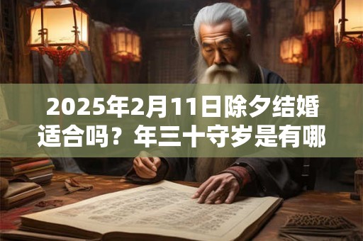 2025年2月11日除夕结婚适合吗？年三十守岁是有哪些寓意？