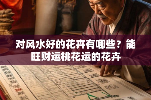 对风水好的花卉有哪些？能旺财运桃花运的花卉