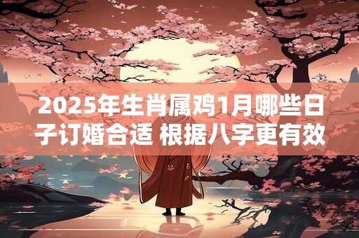 2025年生肖属鸡1月哪些日子订婚合适 根据八字更有效