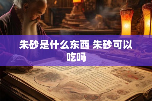 朱砂是什么东西 朱砂可以吃吗 朱砂是什么东西 朱砂可以吃吗