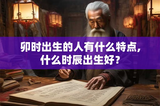 卯时出生的人有什么特点,什么时辰出生好? 卯时出生的人有什么特点,什么时辰出生好?