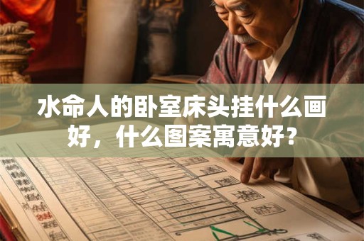 水命人的卧室床头挂什么画好，什么图案寓意好？