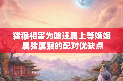 猪猴相害为啥还属上等婚姻 属猪属猴的配对优缺点