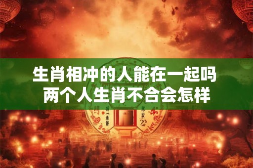 生肖相冲的人能在一起吗 两个人生肖不合会怎样
