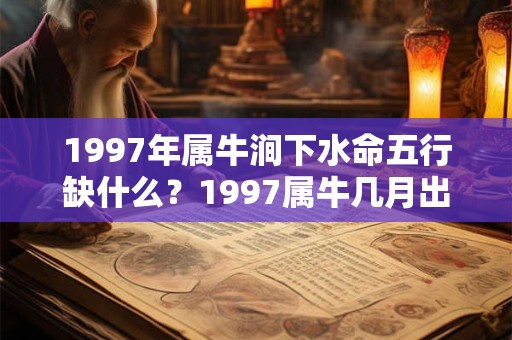 1997年属牛涧下水命五行缺什么？1997属牛几月出生最好？