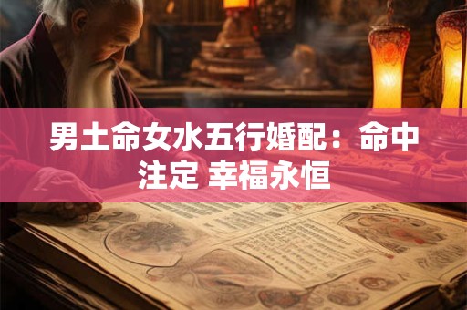 男土命女水五行婚配：命中注定 幸福永恒