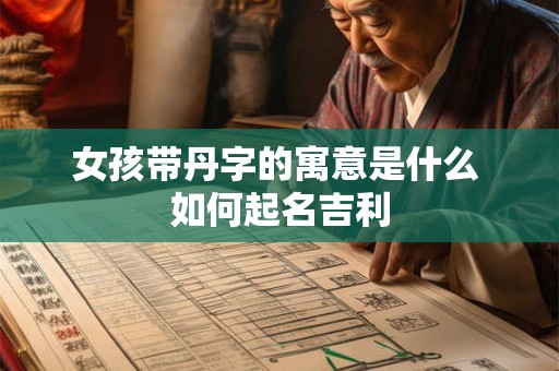 女孩带丹字的寓意是什么 如何起名吉利
