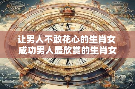 让男人不敢花心的生肖女 成功男人最欣赏的生肖女