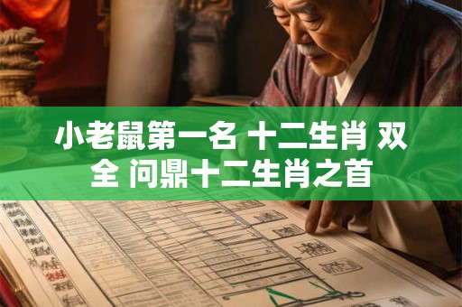 小老鼠第一名 十二生肖 双全 问鼎十二生肖之首