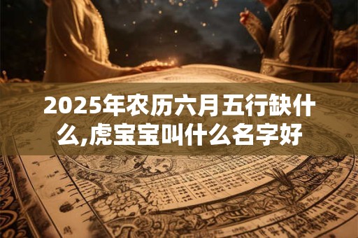 2025年农历六月五行缺什么,虎宝宝叫什么名字好 2025年农历六月五行缺什么,虎宝宝叫什么名字好