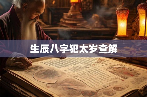 生辰八字犯太岁查解