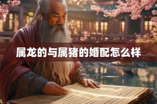 属龙的与属猪的婚配怎么样