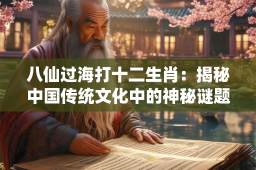 八仙过海打十二生肖：揭秘中国传统文化中的神秘谜题