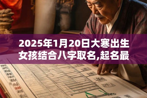 2025年1月20日大寒出生女孩结合八字取名,起名最佳字
