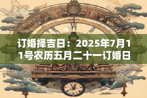 订婚择吉日：2025年7月11号农历五月二十一订婚日子好吗