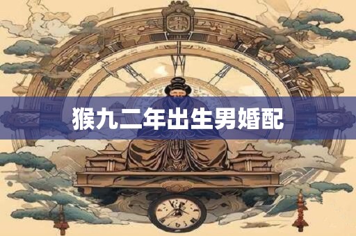 猴九二年出生男婚配